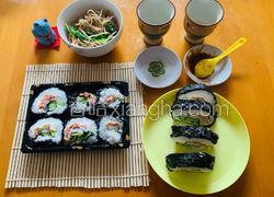 日式荞麦冷面与芝士寿司爱心便当
