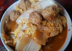 大白菜烧圆子