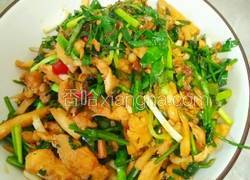 杏鲍菇烧鸡脯肉