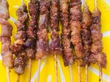 平底锅烤羊肉串