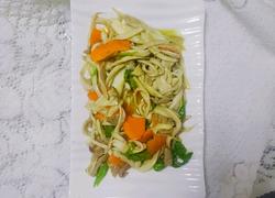手丝杏鲍菇炒肉丝