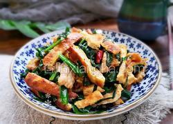 韭菜炒豆腐