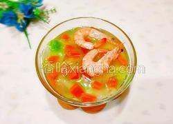 南美白对虾胡萝卜汤
