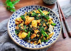 茼蒿炒鸡蛋
