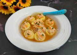 蒸虾仁樱肉豆腐