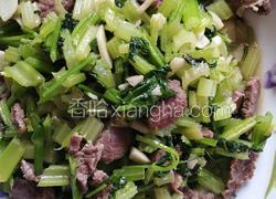 小炒芹菜牛肉