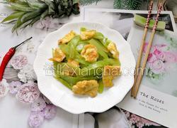 莴笋炒鸡蛋
