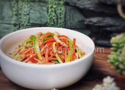 芦笋胡萝卜炒肉丝
