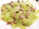 牛肉丝炒莴笋片