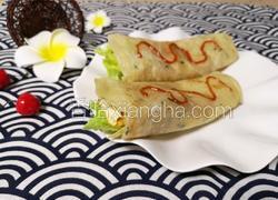 芝士煎蛋手抓饼