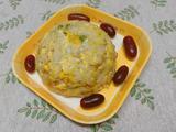 娃娃菜豌豆玉米蛋炒饭的做法[图]
