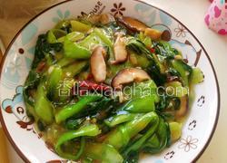 香菇炒油菜
