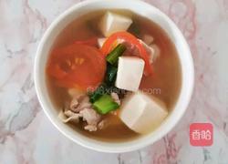 白豆腐番茄汤的做法图解6