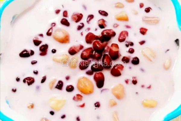红豆牛奶汤