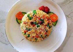 菜椒火腿蛋炒饭