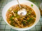 酸辣肉丝汤