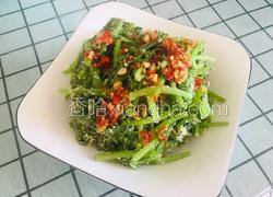 炝拌蒸茼蒿