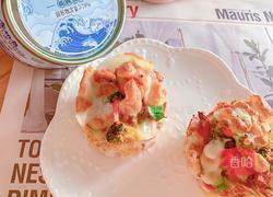 金枪鱼吐司蔬菜杯‖春游必备的做法图解8