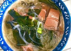 鸭血粉丝海菜汤