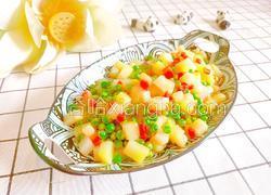 豌豆胡萝卜炒土豆