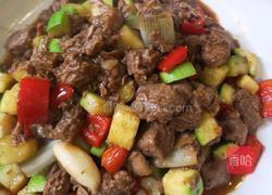 西葫芦黑椒牛肉粒的做法图解10