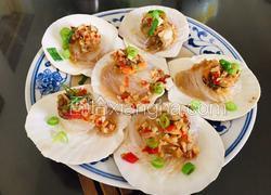 简版蒜蓉粉丝蒸扇贝