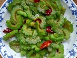 清炒苦瓜