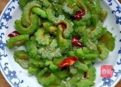清炒苦瓜的做法图解6