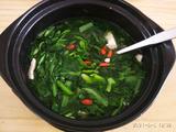 小白菜枸杞豆腐汤