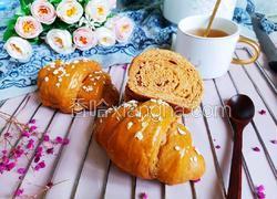红糖红枣面包卷