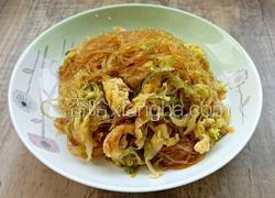 洋白菜炒粉丝