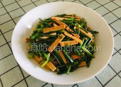 韭菜苔炒豆干