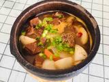 砂锅红烧牛腩炖萝卜