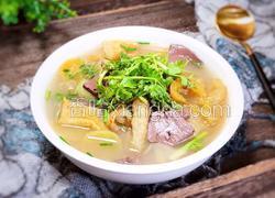 番茄猪血肉皮汤