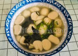 墨鱼丸海菜汤