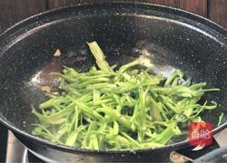 空心菜梗炒肉丝的做法图解12