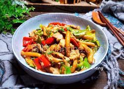 辣椒麻花炒肉片