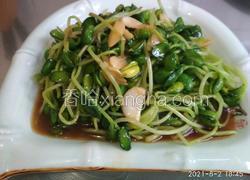 耗油炒豆苗