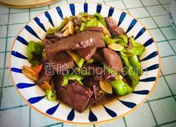 青椒炒鸭血