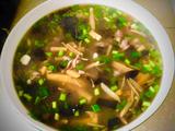 酸辣肉丝汤