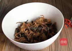 猪膀酿梅干菜的做法图解6