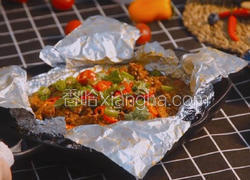 简易版锡纸果蔬牛肉
