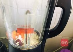 玉米胡萝卜花生糊的做法图解2