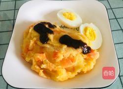 黑胡椒汁土豆胡萝卜配蒸蛋的做法图解6