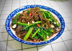 炝拌蕨根粉