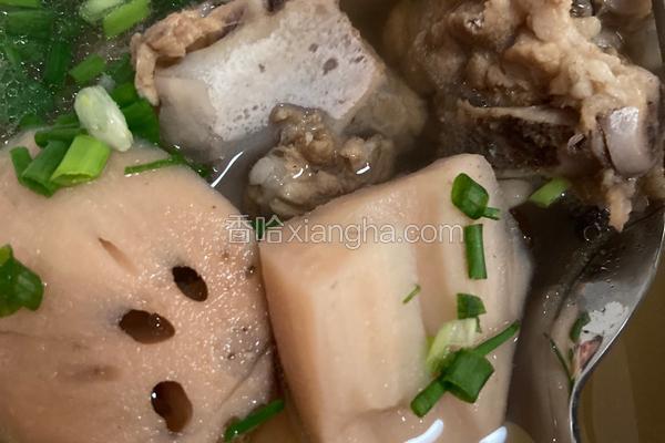 排骨莲藕汤(电饭煲)