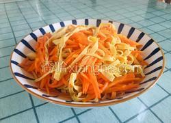胡萝卜丝炒豆腐皮