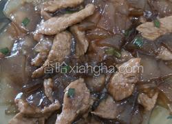 粉皮炒肉片