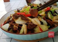 炒干蘑菇白菜的做法图解9