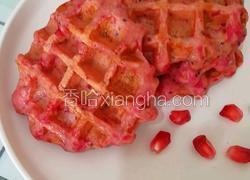 香蕉火龙果华夫饼
